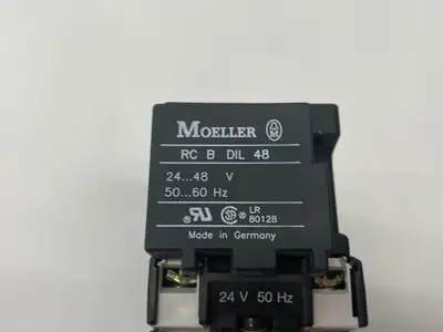 Used Klockner Moeller Power Contactor 35A 3-Phase w/ RC B DIL 48 Motor Control Parts Michigan US | Maverick Industrial Sales #1391702