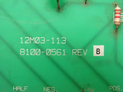 Fenner 12M03-113 8100-0561 Rev B Bi-Directional Output Circuit Board Card