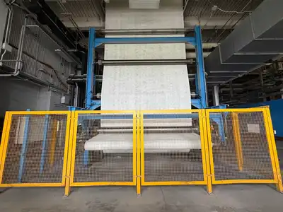 Used Sheet Flooring Production Line 12' (3.65m) Complete Plants New Jersey US | Perry Equipment #1207305