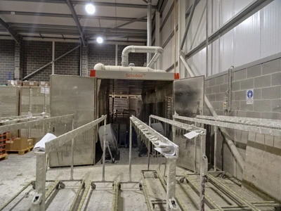 40m.cu Schubox IR catalytic drying oven Gas Fired