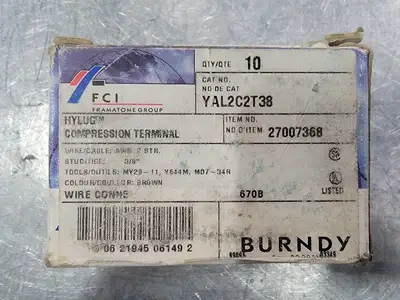 NEW BURNDY YAL2C2T38