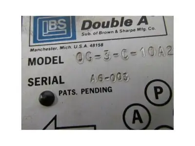 LBS Double A QG-3-C-10A2 Solenoid Valve 120/60 NEW