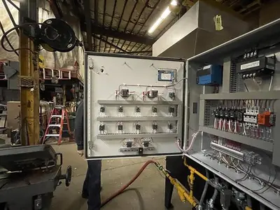 Bauer 322 1000 lb/hr Batch Dry Nut Roaster