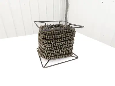 Peer 50R X100FT SP D-1 E2PIN Roller Chain #50 Riveted 100' Reel D-1 Attachment