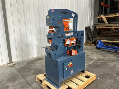 Scotchman 50 Ton Ironworker, Model 50514-EC with LED Lighting, 480 Volt / 3 Phase