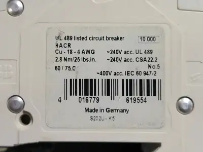 USED ALLEN-BRADLEY S202UK5A