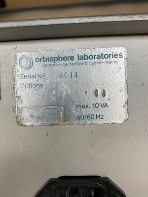 USED Orbisphere Laboratories 2606