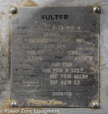 NEW SULZER 10X12X27G