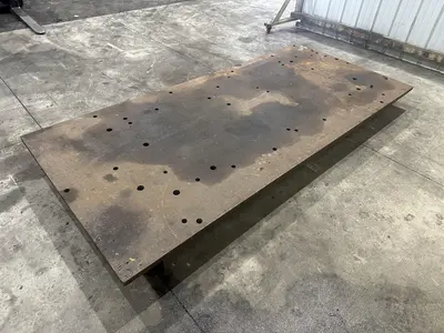 114" X 51" X 7" HIGH STEEL LAYOUT RISER PLATE: STOCK #23182