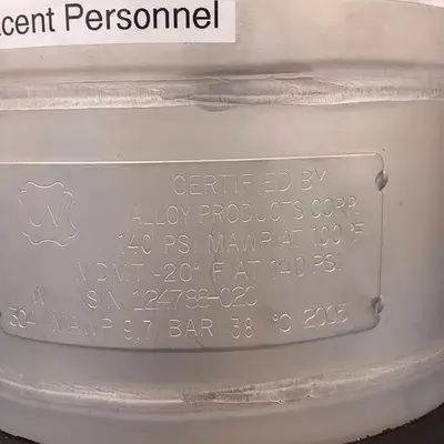 ALLOY PRODUCTS 140 PSI WITH BLEEDER VALVE