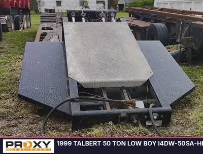 Used 1999 TALBERT 50 TON LOW BOY I4DW-50SA-HRG-1 Lowboy Trailers Michigan US | Proxy Equipment #1388834