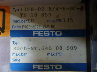 USED FESTO TN 18 859