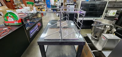 Used Falcon Restaurant Supply Used Stainless Steel T-Shirt Shopping Bag Stand Store Holder Rack Grocery Bagging Restaurant Front of House Furnishings Illinois US | Falcon Restaurant Supply #1376403