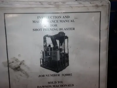Abrasive Blast System Shot Peening Blaster