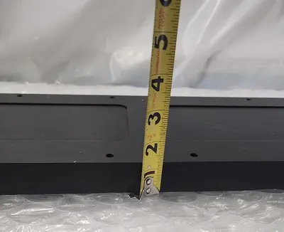 24" X 9" X 1 1/2" ANODIZED FIXTURES