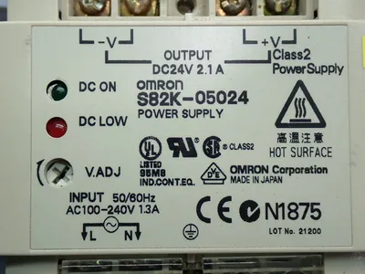 Used OMRON S82K05024 Power Supplies | HGR 24 #738811