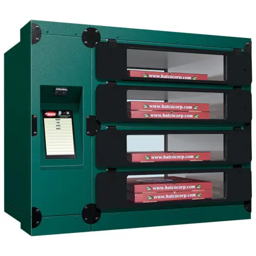 Hatco F2GBP-21-C Flav-R 2-Go® Built In Pizza Locker w/ (4) Lockers - Center Controls, Warm Red, 120v