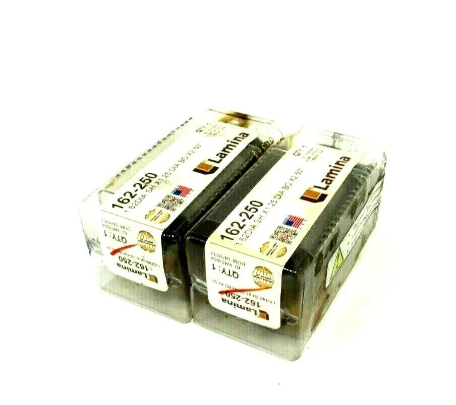 LOT OF 2 NEW LAMINA 162-250 SPOOL RETAINER PAD 1.62DIA SHX1.25 DIA BOX2.50"