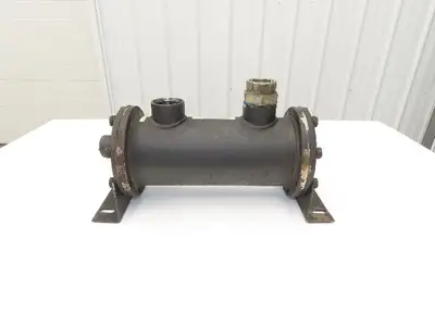 Thermal Transfer EKS-1012-F-R Oil Cooler Shell & Tube Heat Exchanger 2-Pass