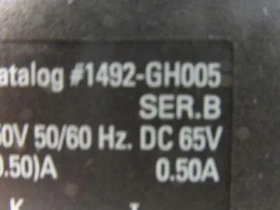 Allen Bradley 1492-GH005 0.5 A Circuit Breaker 250V 50/60Hz DC 65V Lot Of 6