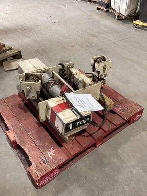 Coffing 1 Ton Hoist On Trolley 20′ WRT2010 3LH 230/460V