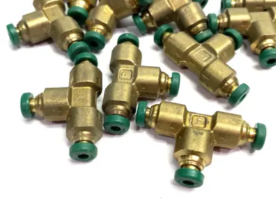 New | in-Stock PARKER PRESTOLOK PUSH-TO-CONN. UNION TEE FITTING 1/8" TUBE OD Hoses | Maverick Industrial Sales #1099441