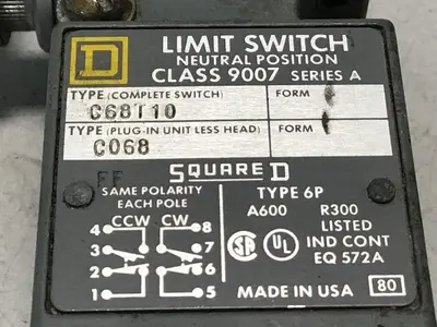 USED SQUARE D C68110