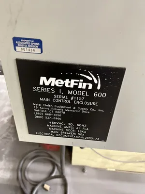 2016 METFIN 600 Blast Cleaning | Mohawk Machinery (5)