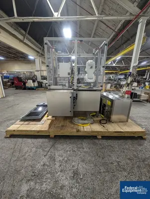 USED R+D Custom Automation R+D Custom Automation Robotic Labeler, Model Hermies+