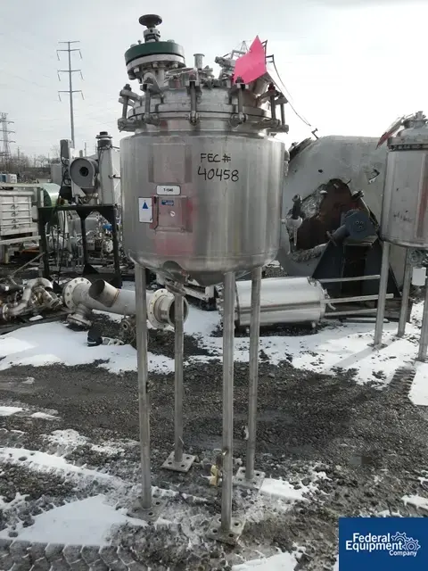 Used Precision 175 Liter Precision Reactor, 316L S/S, 45/100# Reactors Ohio US | Federal Equipment Company #125509