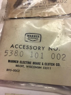 NEW Warner Electric 5380-101-002