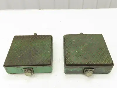 AirLoc Wedgmount Precision Machine Leveler Vibration Pad 8"x 8"x 3"H  Lot of 2