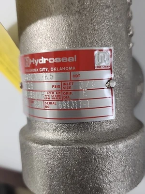 NEW Hydroseal 15E4M0E3L/K5