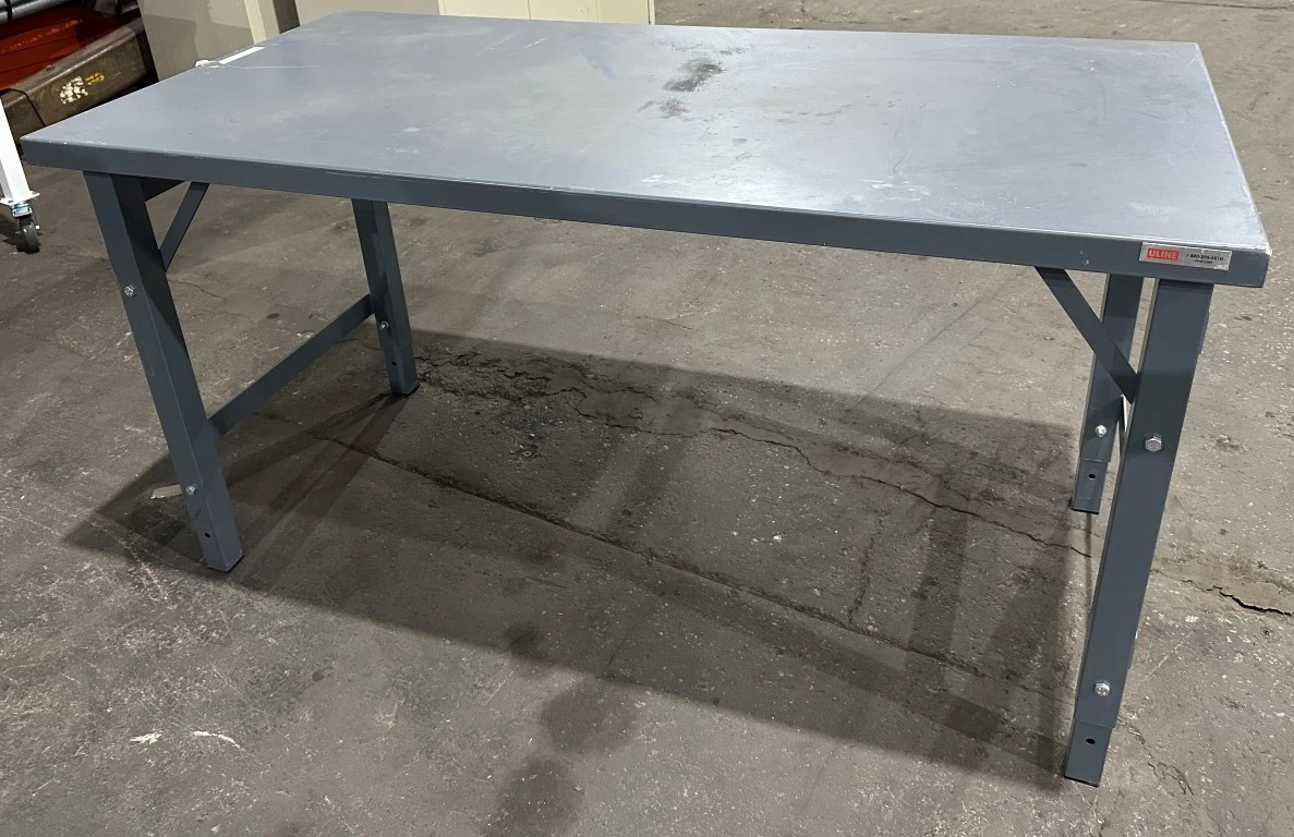 ULINE H-3630T 36" X 72" STEEL ASSEMBLY TABLE