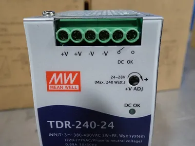Used MEAN WELL TDR24024 DIN Rail Power Supplies Ohio US | HGR 24 #885622