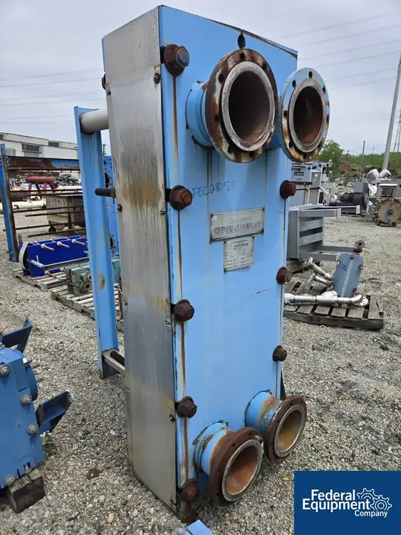 Used Superchanger 443.3 Sq Ft Tranter Superchanger Plate Heat Exchanger, 100# Heat Exchangers Ohio US | Federal Equipment Company #127726