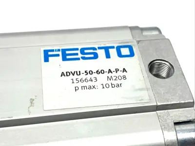 Festo ADVU-50-60-A-P-A Compact Cylinder 50mm Bore 60mm Stroke 156643