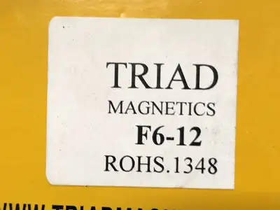 USED TRIAD MAGNETICS F6-12