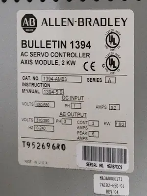 USED ALLEN-BRADLEY 1394-AM03