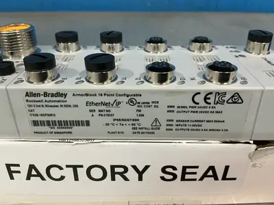 Used 2017 ALLENBRADLEY 1732E16CFGM12 PLC Input & Output Ohio US | HGR 24 #1357293