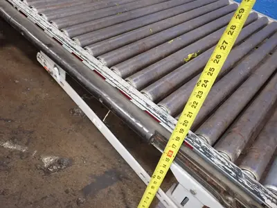 38" X 120" X 18" Roller Conveyor