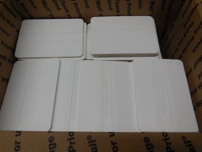 25 Pack Vinyl Decal Thin Squeegee Applicator Tool Windows Tint Graphics 4"