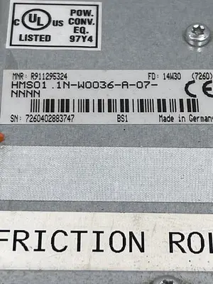 Used REXROTH REXROTH HMS01.1N-W0036-A-07-NNNN Misc Electrical & Power Parts | ND Industrial Surplus #1213427