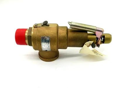 NEW KUNKLE VALVE DIV. 6010GF02-KM RELIEF VALVE 1 1/4" 120 PSIG 6010GF02KM