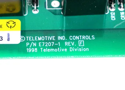 NEW TELEMOTIVE IND. E7207-1 PC BOARD REV. F, E72071