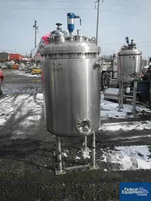 Used Precision 500 Liter Precision Reactor, 316L S/S, 45/100# Reactors Ohio US | Federal Equipment Company #125510