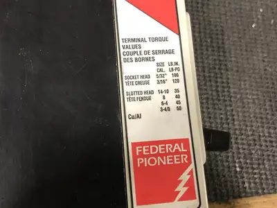 USED FEDERAL PIONEER CE2050E