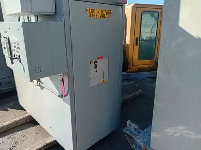 600 Amp 4160 Volts disconnect with capacitor and overload relay protection