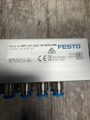 Used Festo VTUG-14-VRPT-B1Y-Q10L-UR-Q6SU-10M Pumps South Carolina US | ESS Industrial Equipment Sales #1326542