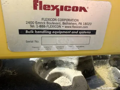 Used Flexicon Bulk Bag Unloader with Chain-Vey Conveying System – 4,000 lb Capacity Super Sack Discharge Station